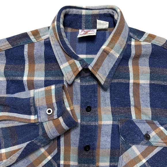Prentiss Outdoors Other - VTG 90s Prentiss Outdoors Plaid‎ Flannel Shirt Mens XL Heavy Cotton Made in USA
